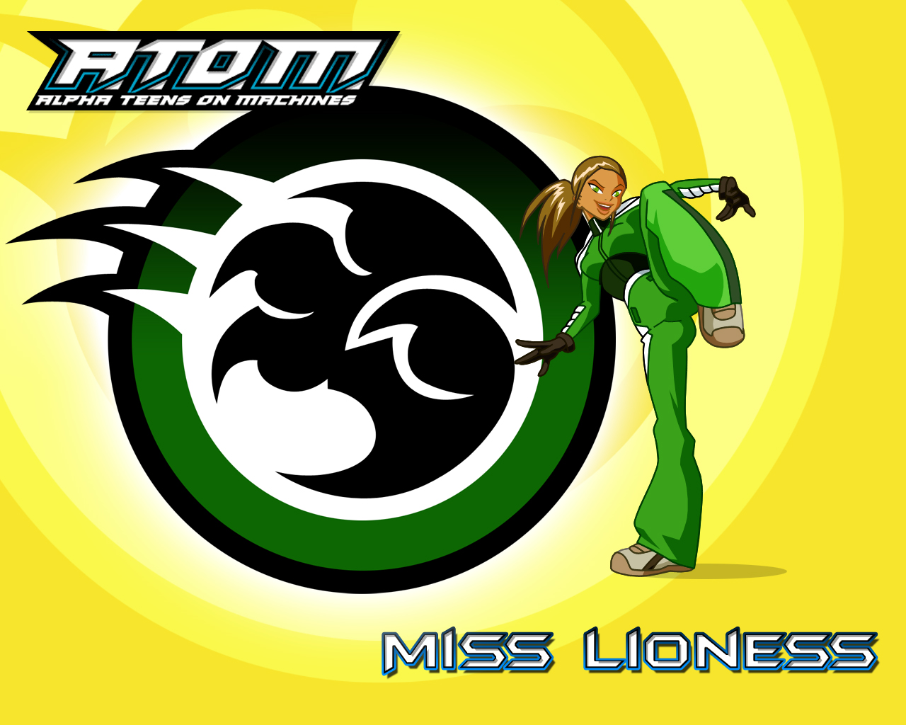 Miss Lioness Wallpaper